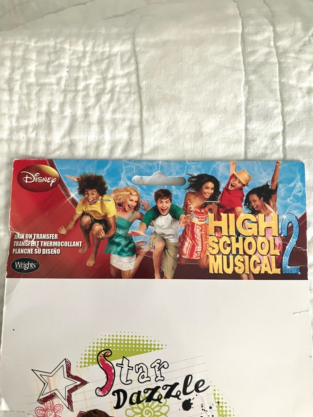 Vintage Disney Y2K 2000s High School Musical Troy and Gabriella Iron on patch - Picture 2 of 5